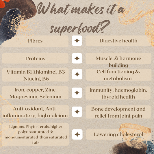 Superfoods part IV - Til | Sesame seeds | Sesamum Indicum