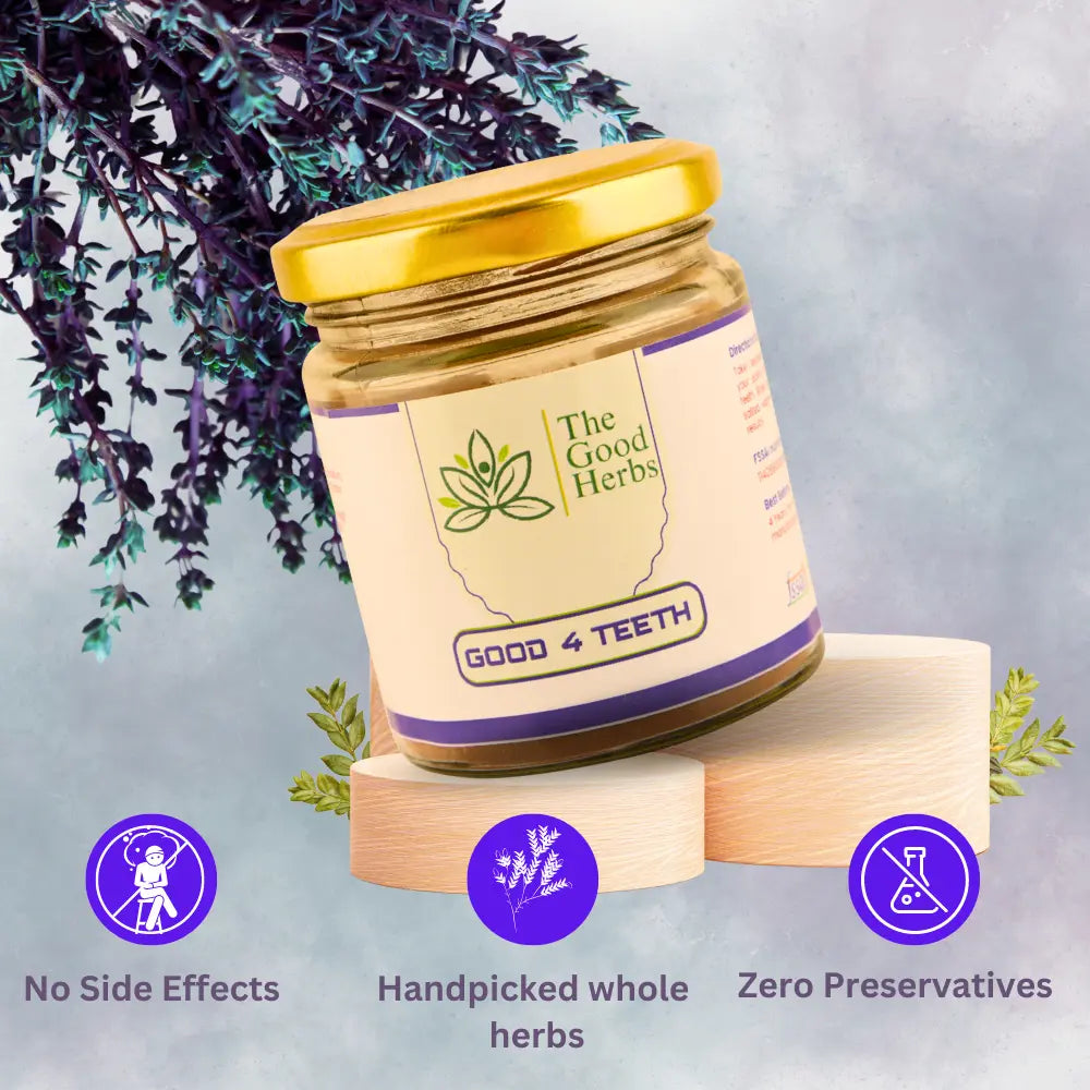 Why buy from The good herbs - no side effects, Handpicked whole herbs, zero preservatives